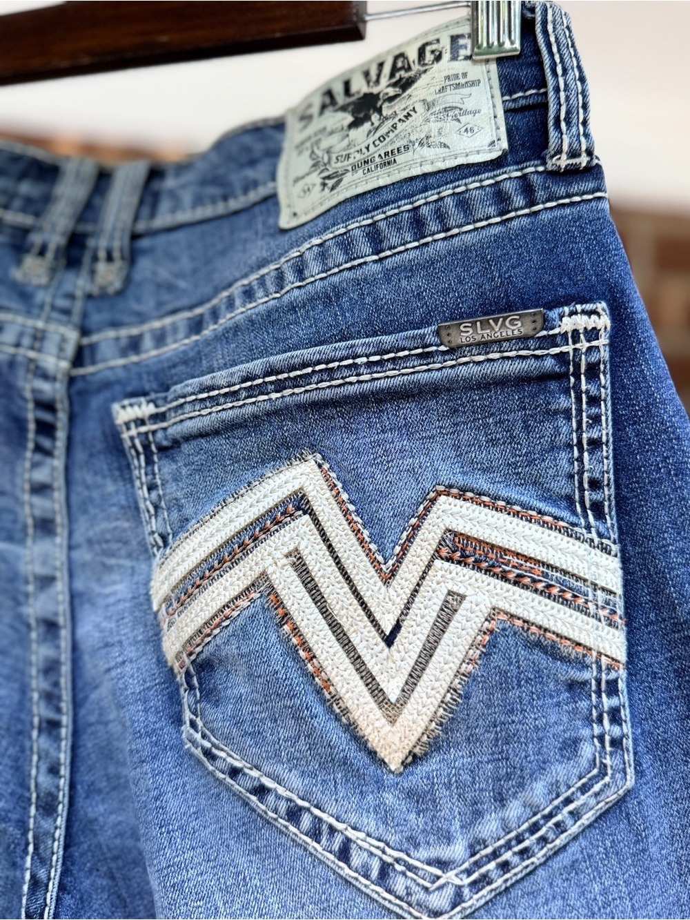 Salvage Supply Company Havoc Straight Slim Jeans 32x32 - Picture 10 of 12